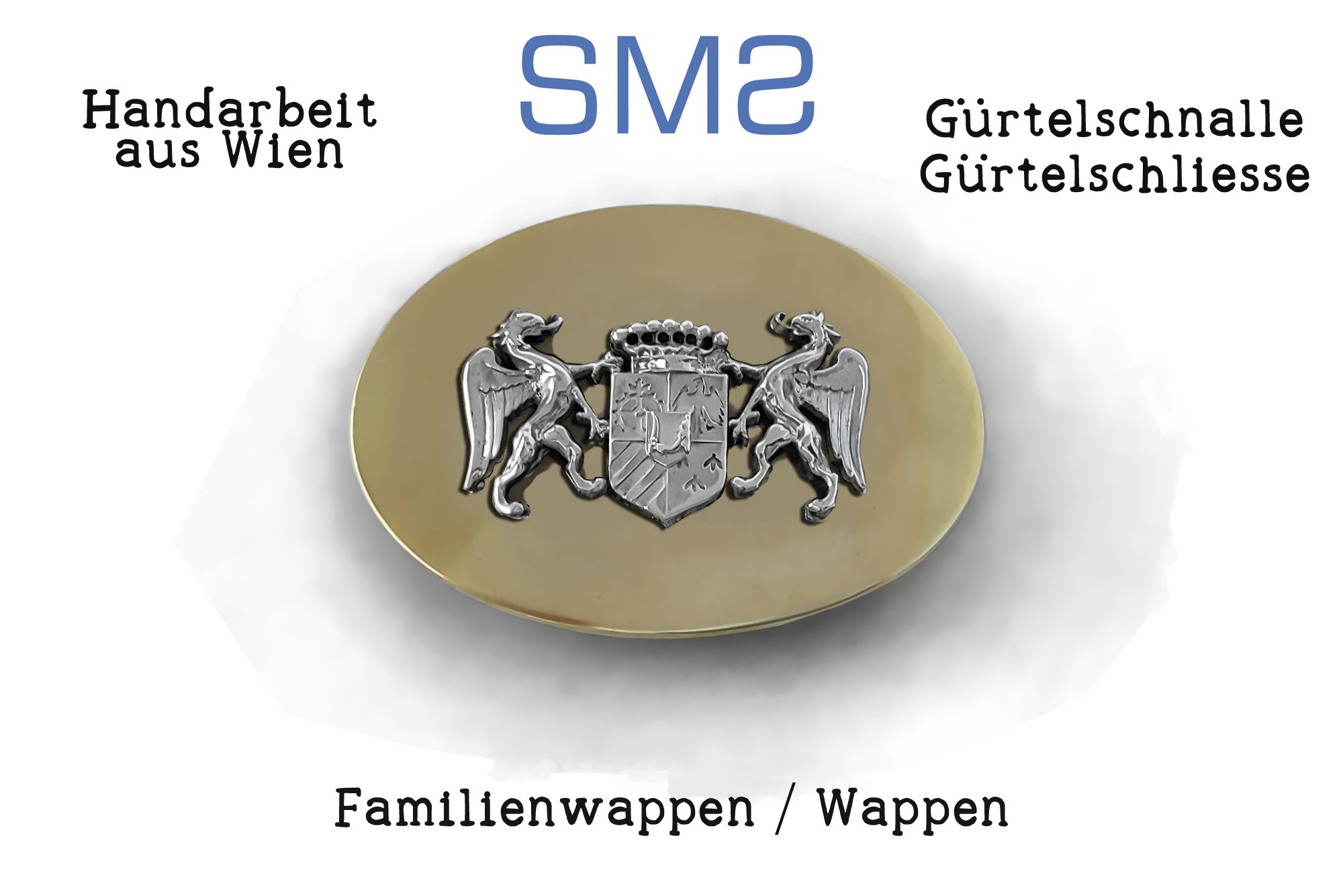 Gürtelschnalle Heraldik Wappen Clan Familienwappen 2