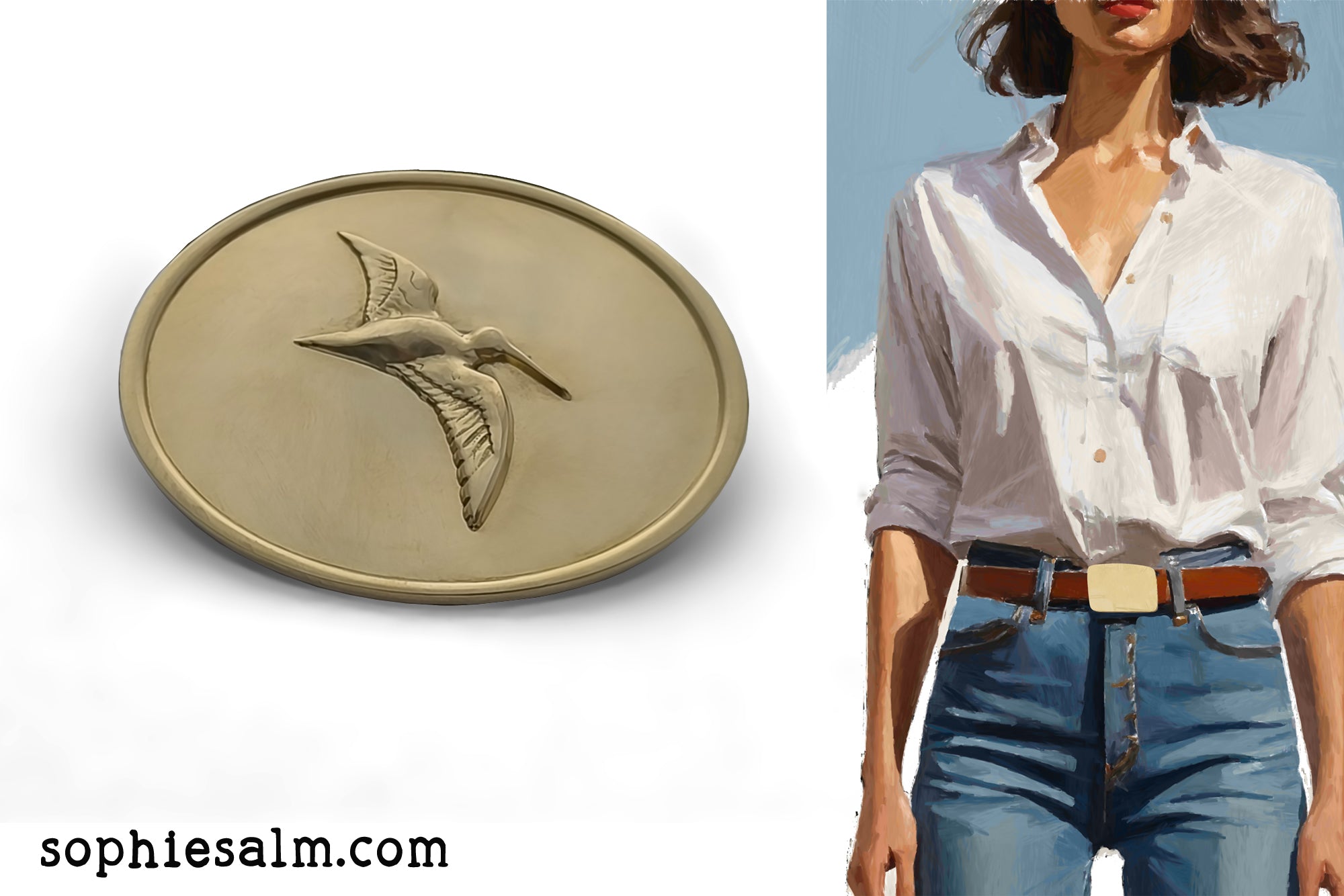 Gürtelschnalle Gürtelschliesse Belt buckle jagd Beispiel 3