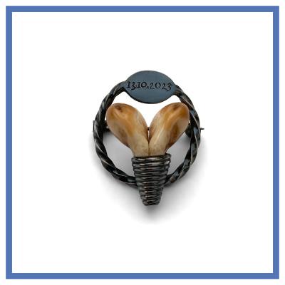 Jagabzeichen Grandeln grandln Tropäe jagdschmuck