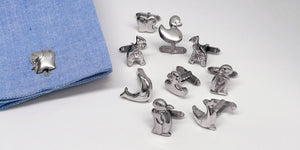 The "Squeaky Duck" Range Cufflinks in Sterling Silver - SophieSalm